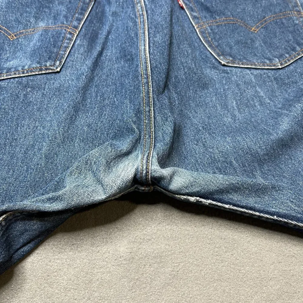 Vintage Levi's 501 Jeans Men's 46x30 (Fits 42x27.5) Blue Cotton Denim Straight